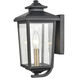 Eldrick 1 Light 12.25 inch Powder Coated Black Outdoor Wall Sconce